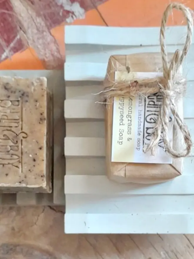 Handmade Concrete Soap Dish