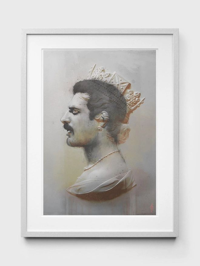 Freddie Mercury Graphite - White Frame
