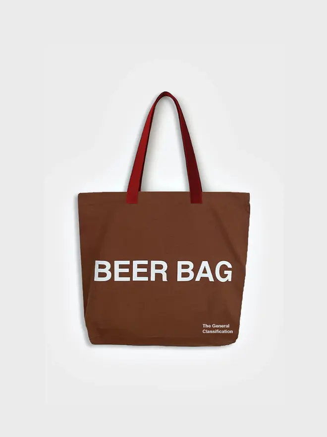 'Beer Bag' Tote Bag, against a white background. 