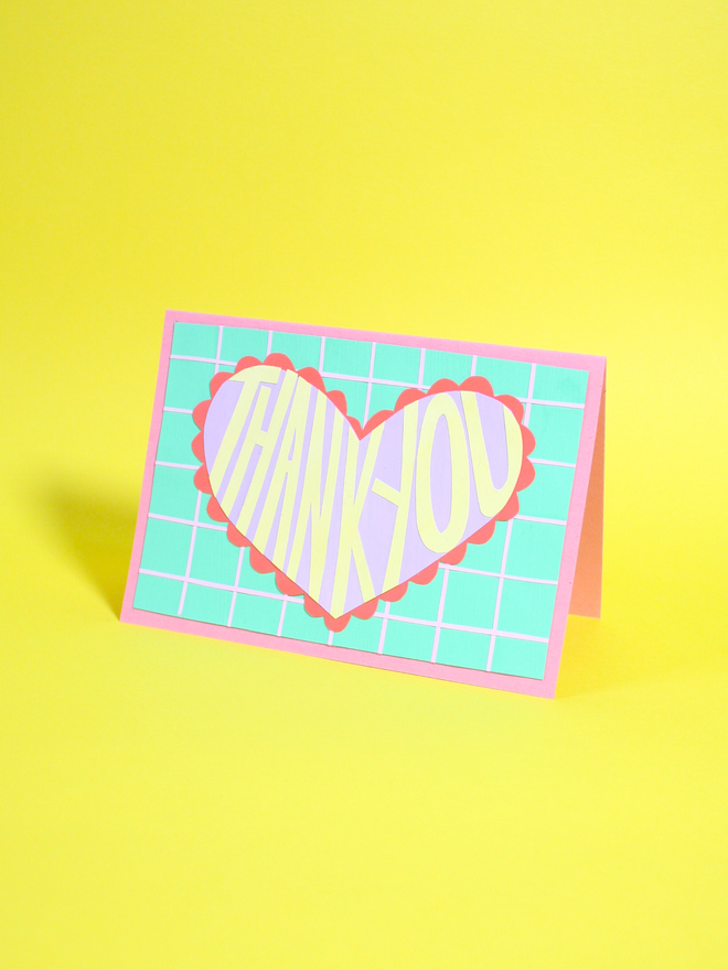 "Thank You" Collaged Card