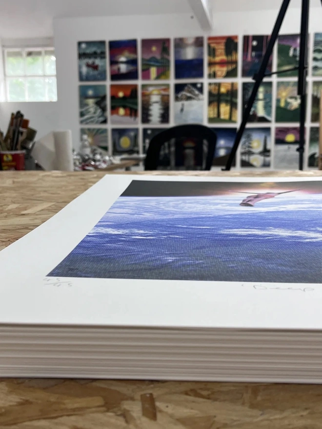 Deep Dive Silkscreen Print 