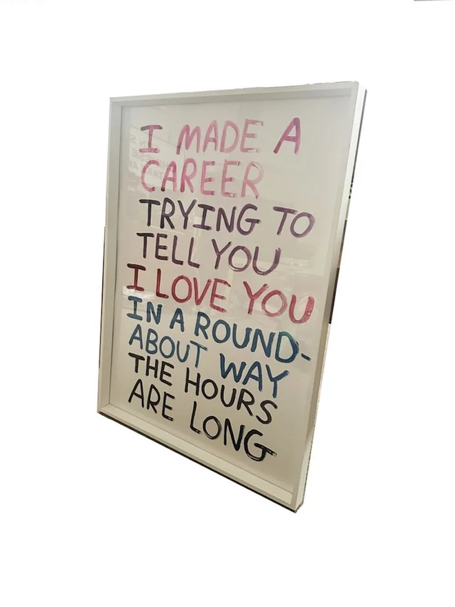 'I Made A Career' Artwork