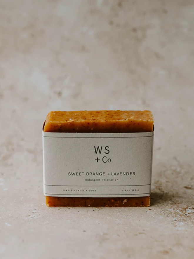 sweet orange lavender soap bar