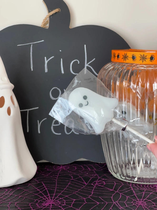 Ghost Lollipops