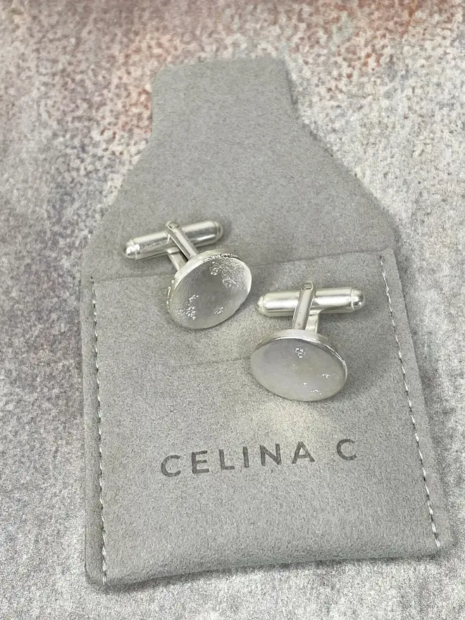 These 'love you to the moon' cufflinks are made from recycled sterling silver and subtly shaped to look like the moon - the perfect way to tell your dad he's out of this world... without getting too mushy. A great Father's Day gift for the man who means everything to you. Made by Celina C Jewellery, a small business in the UK, find on Holly & Co.