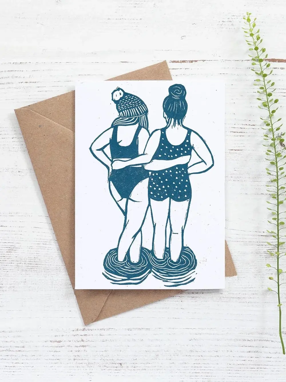 Swim Friends Card