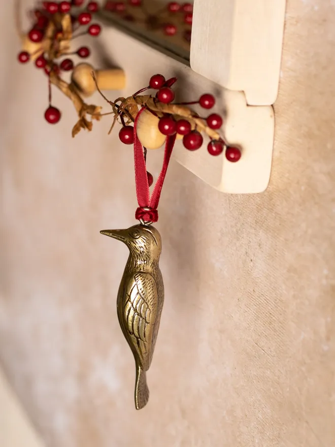 Woodpecker Hanging Decoration