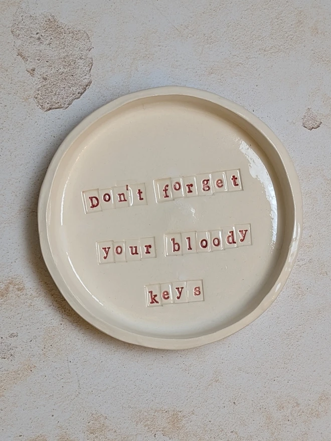 Trinket dish ceramic