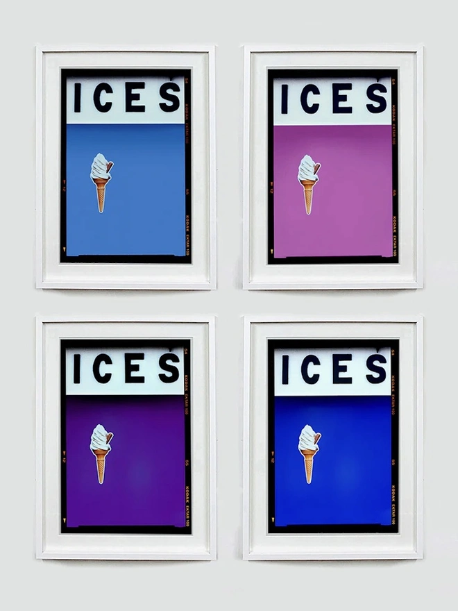 'ICES', Baby Blue, Bexhill on Sea, Colourful Artwork