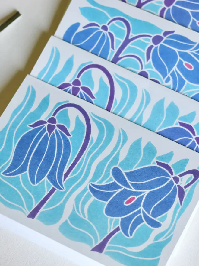 bluebell notecard set