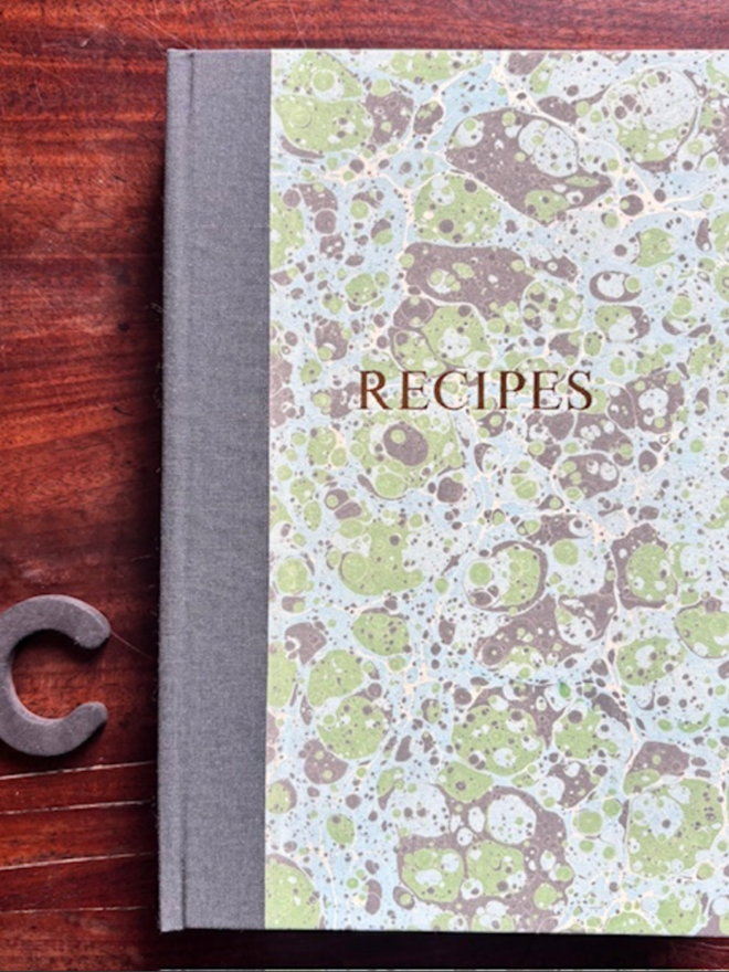 Recipe Book. A recipe book in C