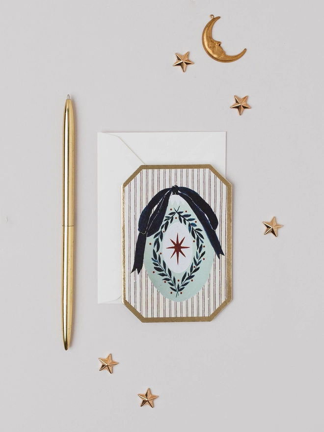 Bauble Christmas Card