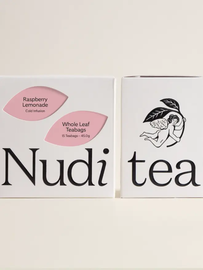 white box of raspberry lemonade tea