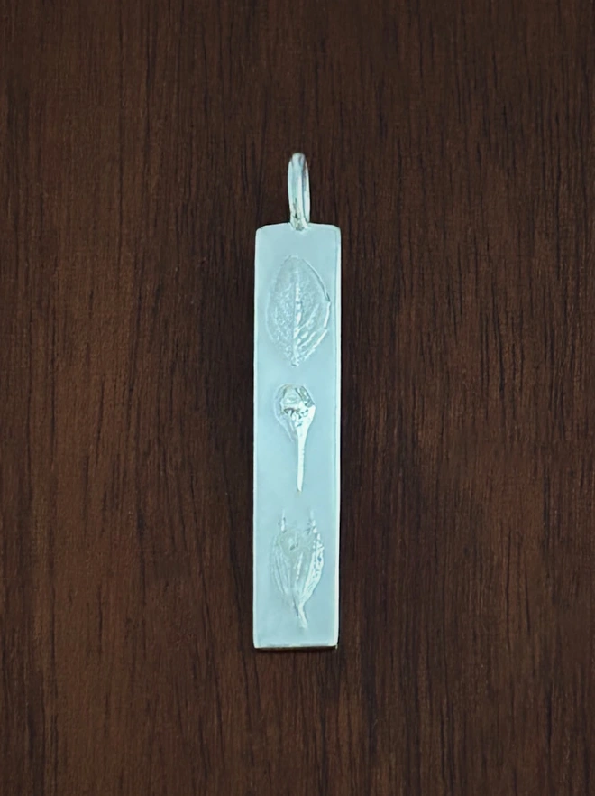 Great Things Bar Pendant ~ Sterling Silver