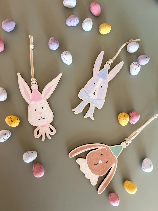 Easter Bunny Hanging Decorations