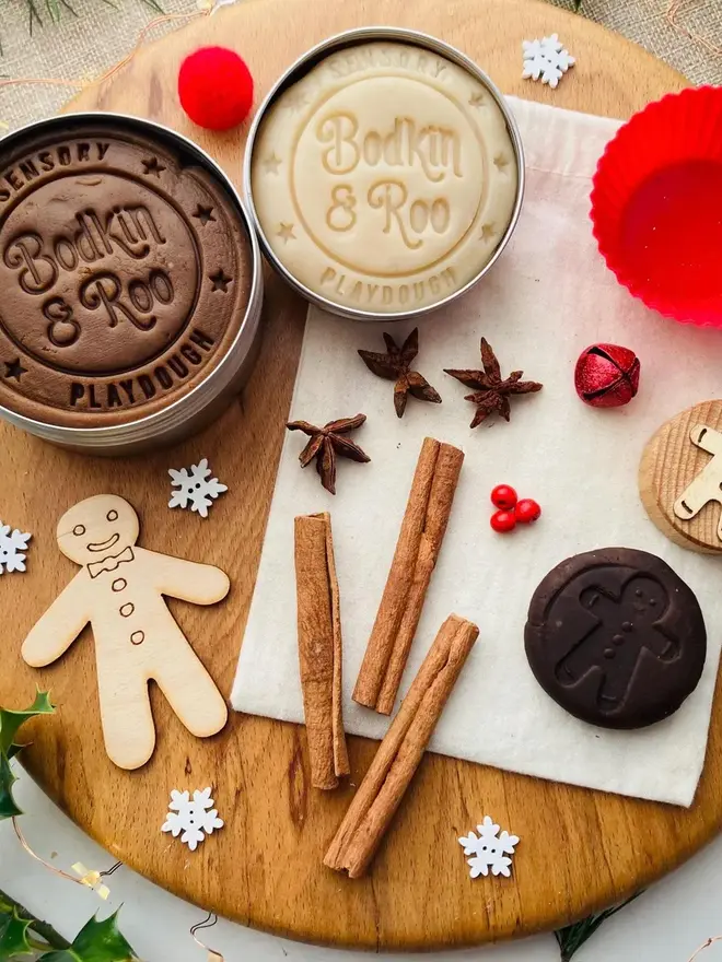 Christmas Gingerbread Baking Playdough Kit