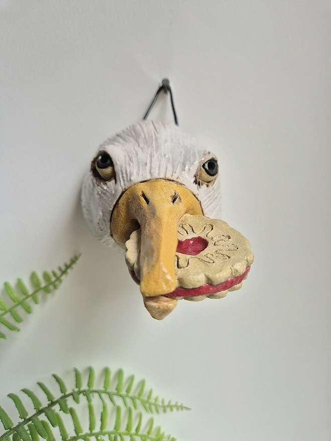 Seagull With Jammy Dodger