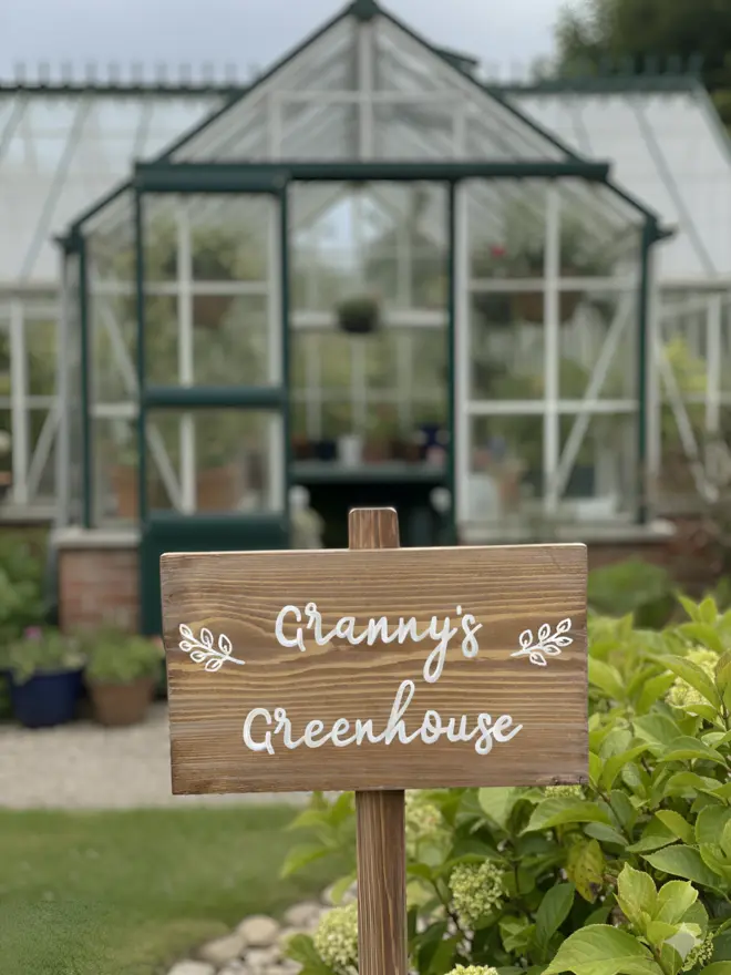 personalised garden sign