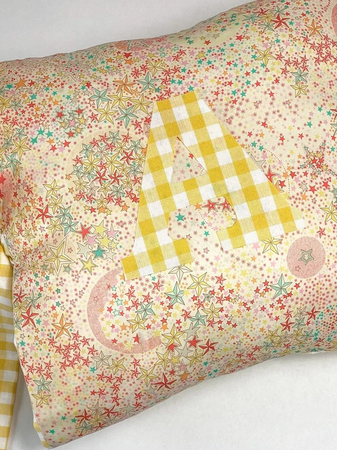 Personalised Liberty Fabric Cushion