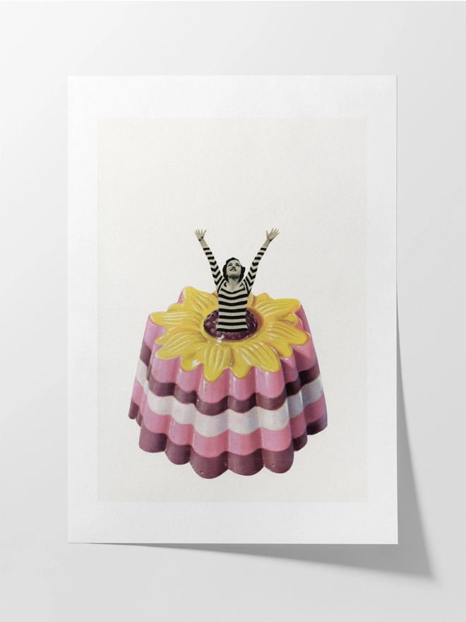 Blancmange Surprise Food Print