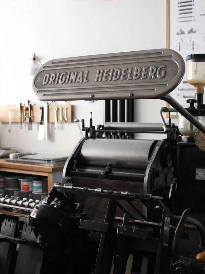 Heidelberg printing press