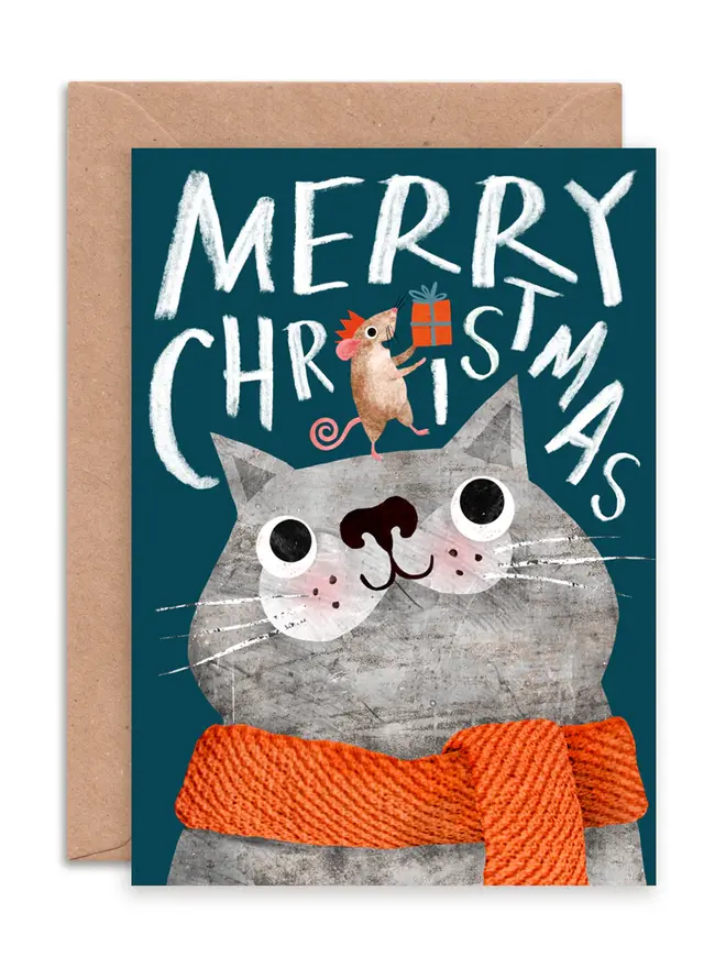 christmas animals card pack