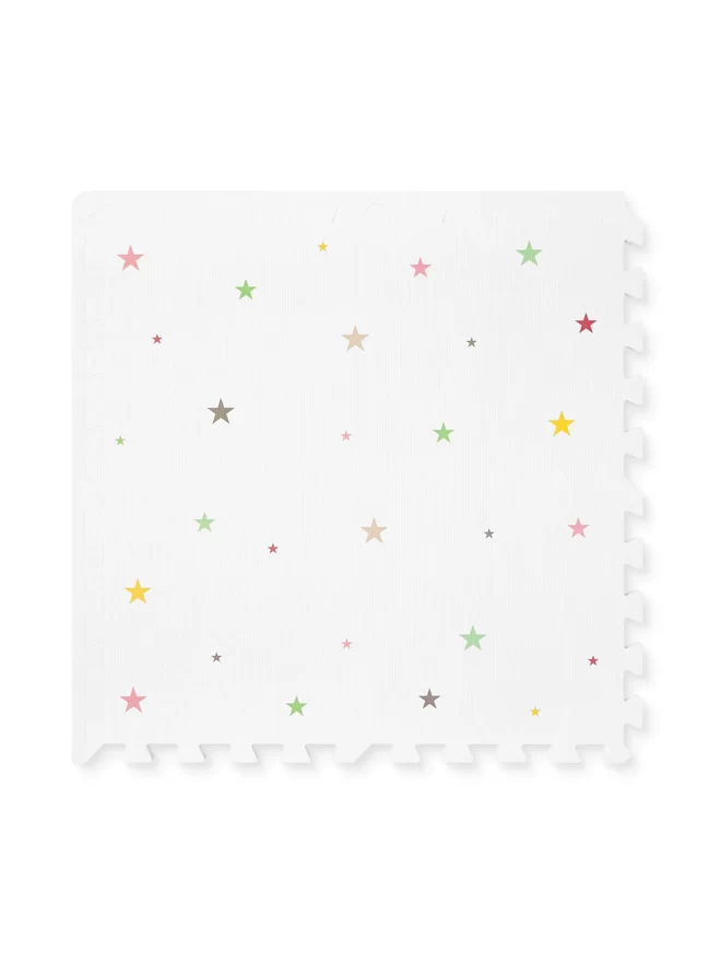 Stars Playmat Set in Multicolour Single Tile