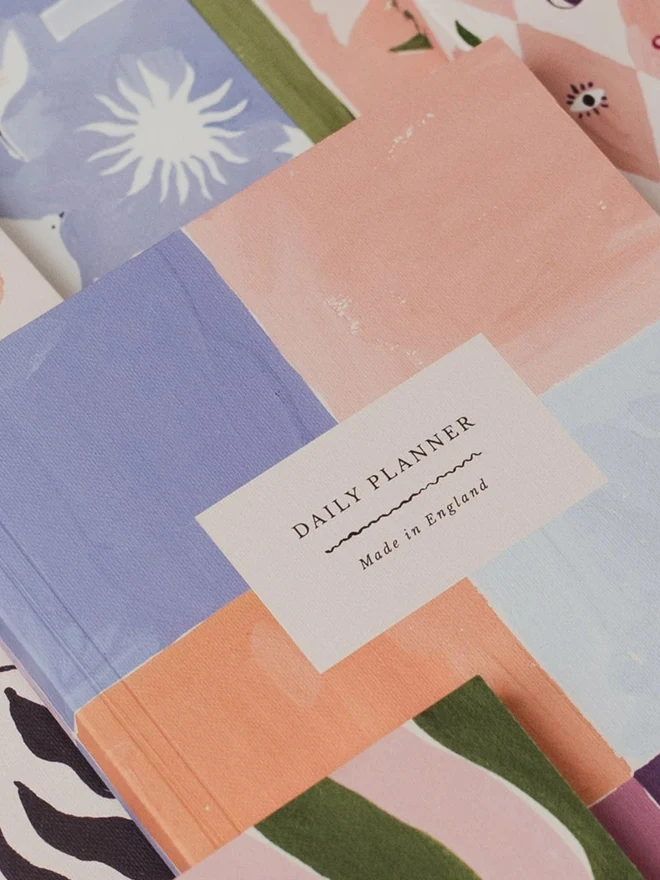 Close-up of the Colour Study Daily Planner cover