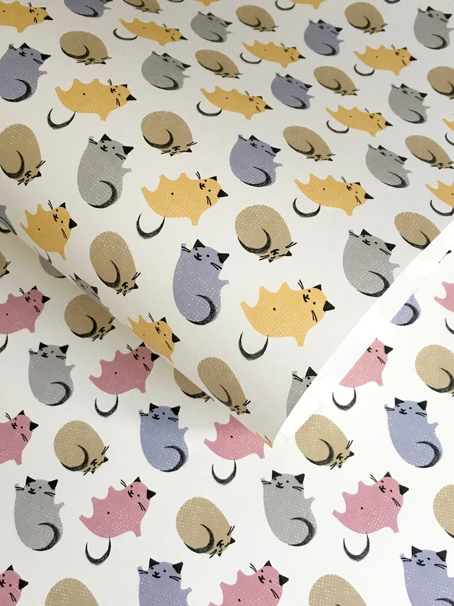 New Baby Kitten Wrapping Paper