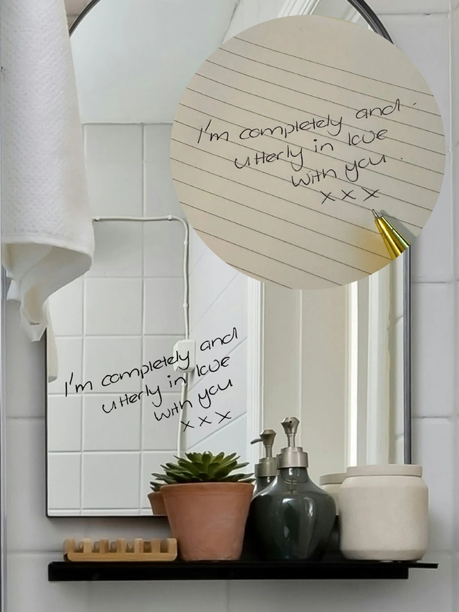 handwritten personalised wall sticker