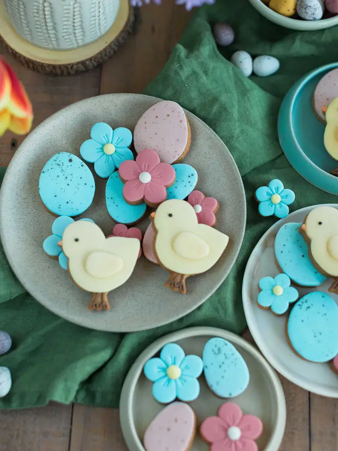 Springtime Iced Biscuit Jar