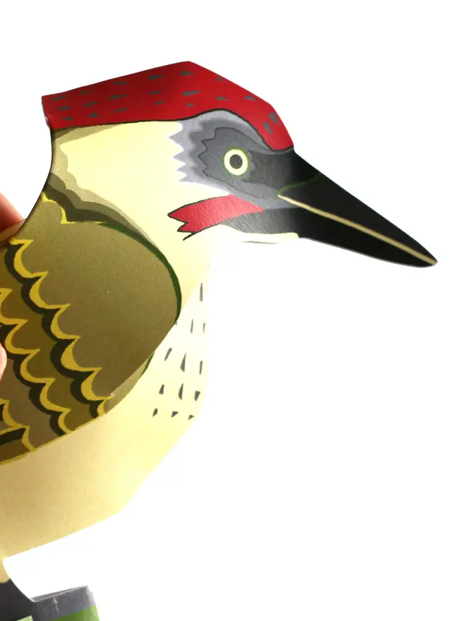 3d woodpecker pop out card