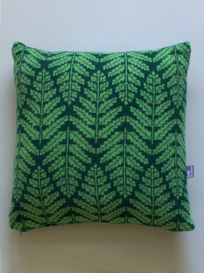Fern Cushion - Green