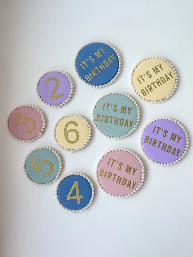 It's my birthday Birthday Badge colour