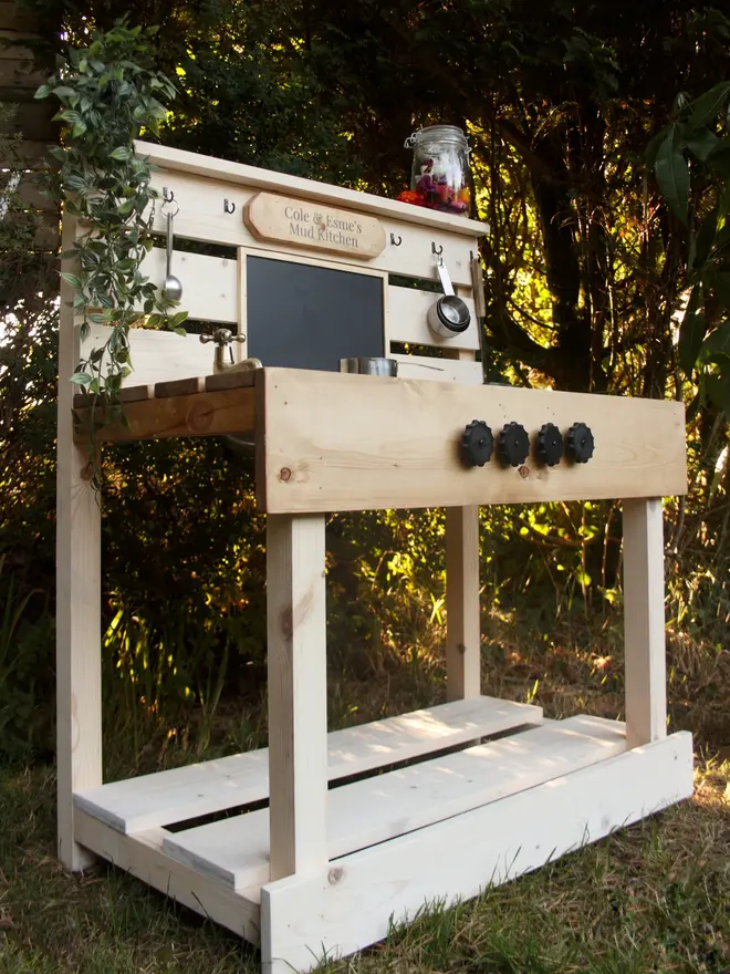 Personalised Wooden Outdoors Kids Kitchen 
