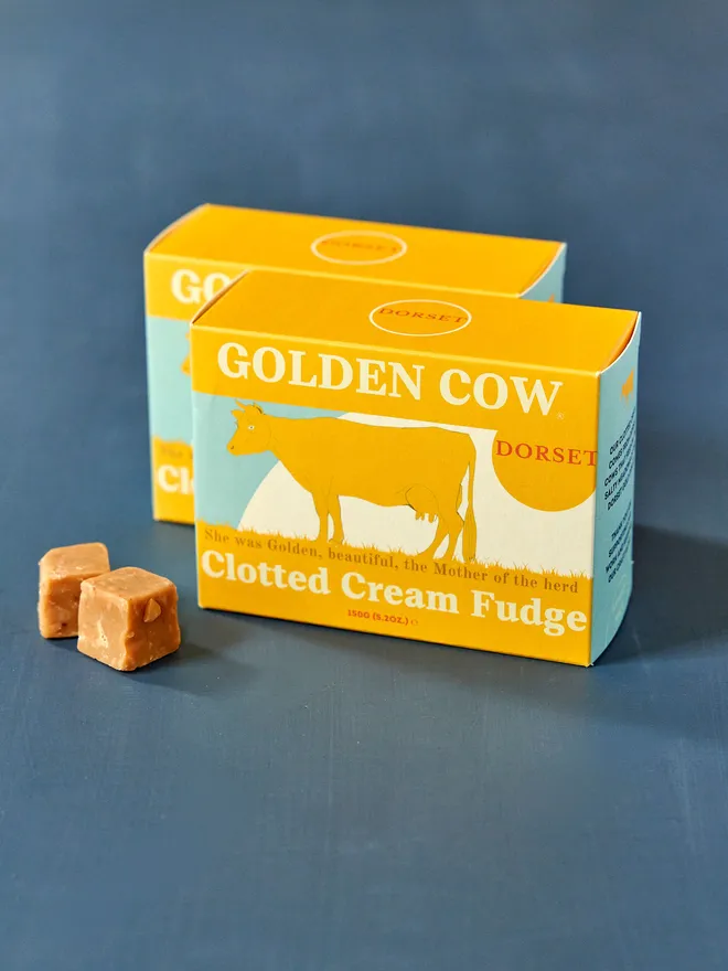 dorset chocolate clotted cream fudge - golden cow