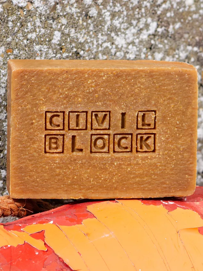 Turmeric & Patchouli Eastern Block Soap Bar