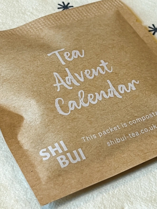 Tea Advent Pouch - back
