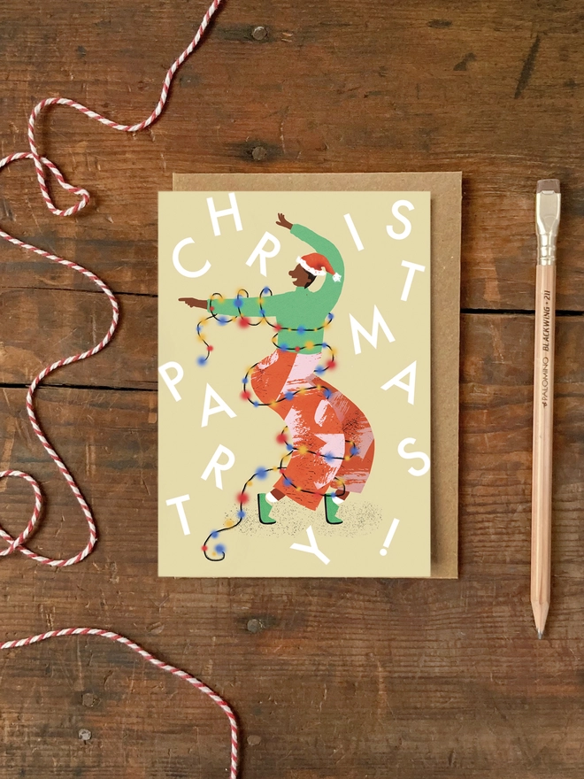 assorted multipack chirstmas greeting cards dancer party dance pack set festive