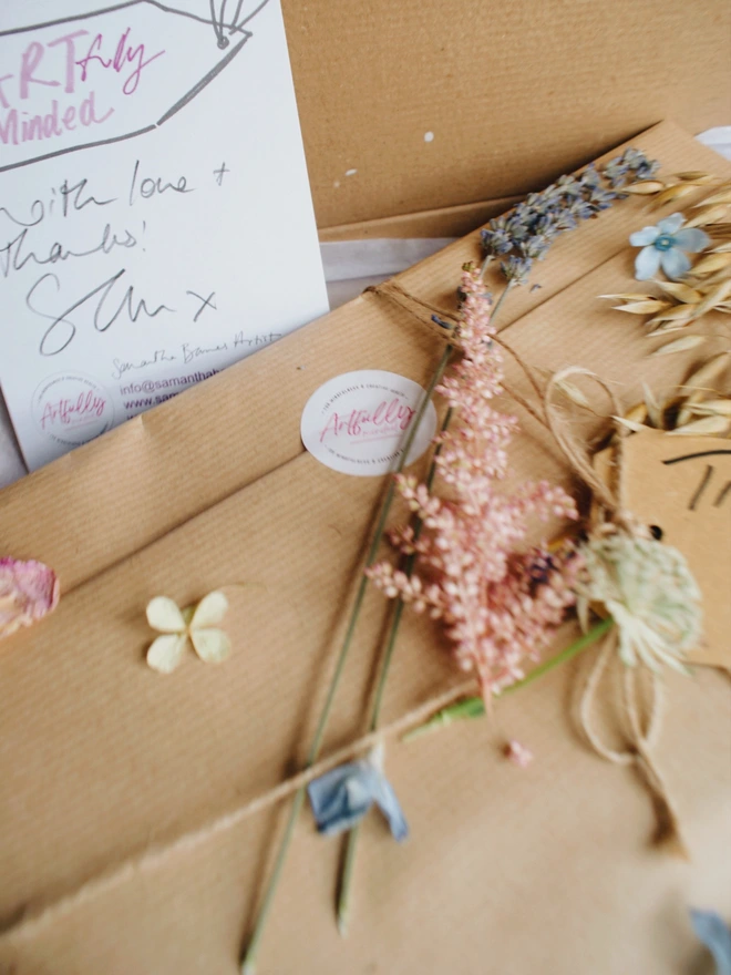 Artfully Minded Painting Parcels by Samantha Barnes, Art Kits, Painting Kits, Drawing Kits, 