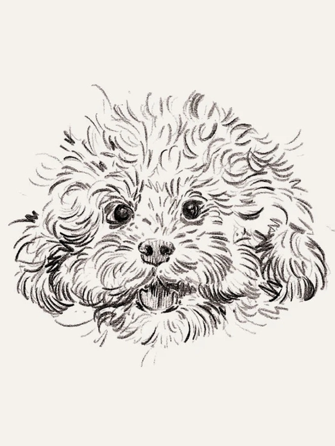 A6 Personalised Pet Portrait 