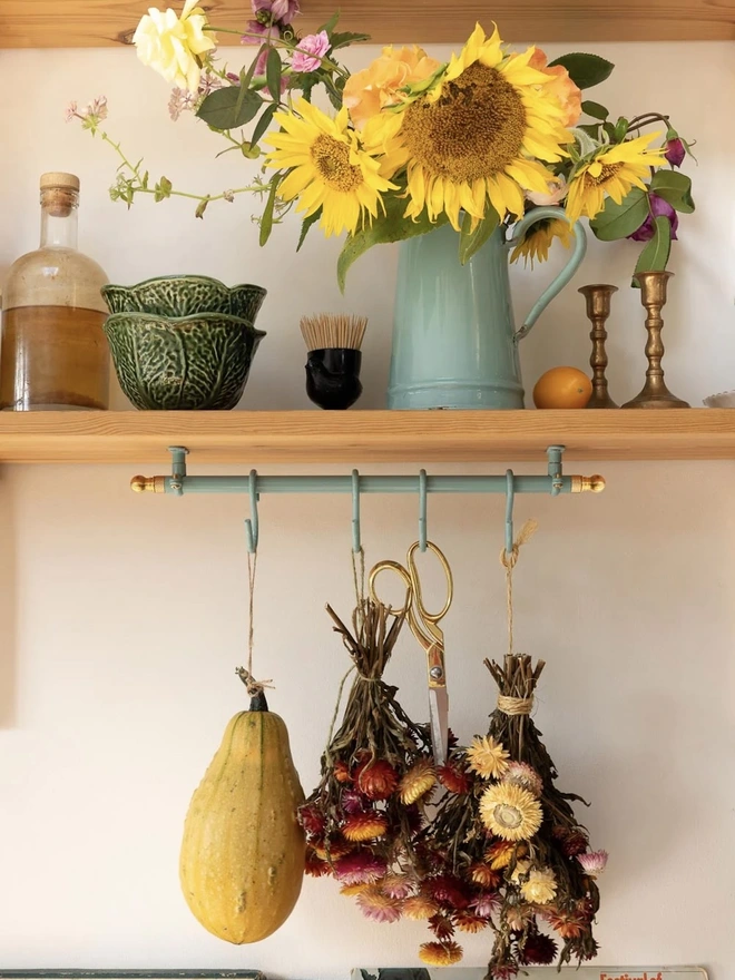 The Pastel Turquoise Hanging Rail