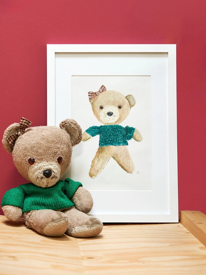 Personalised illustrated toy 