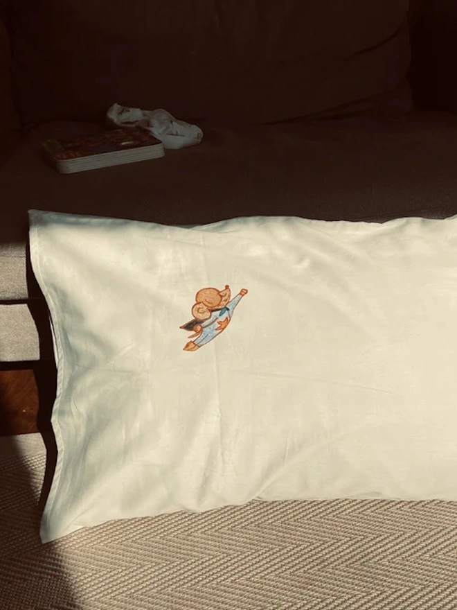Mighty Mouse Reversible Pillow Case