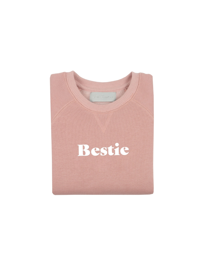 pink bestie sweatshirt