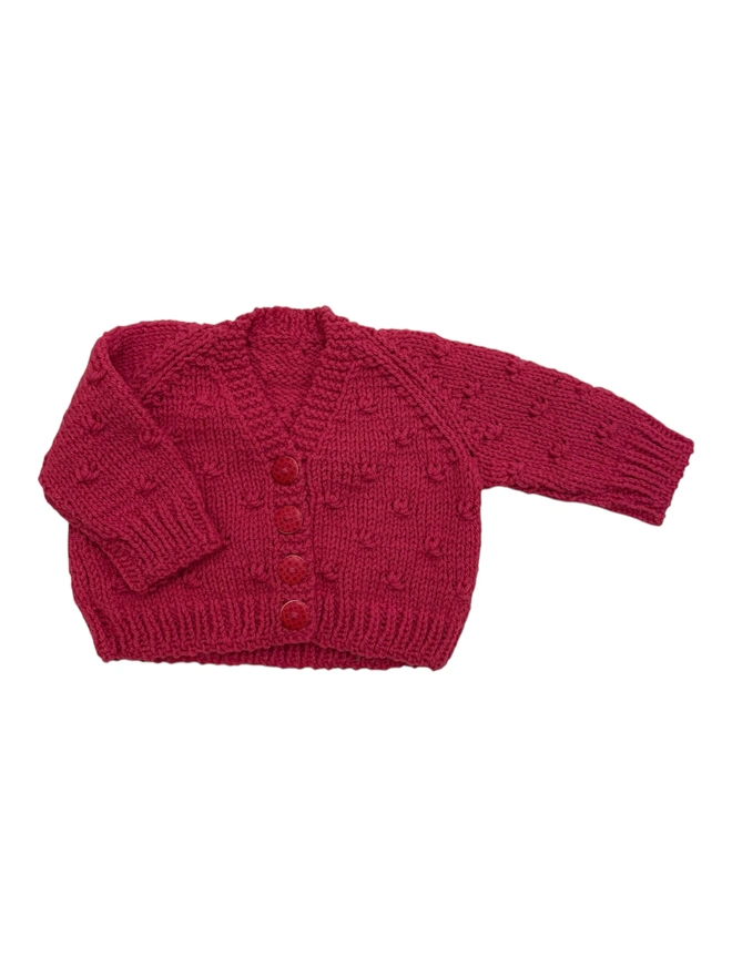 blank Baby Cardigans on white background