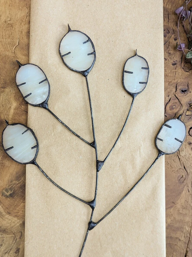 Stained Glass Flower Honesty (Lunaria)