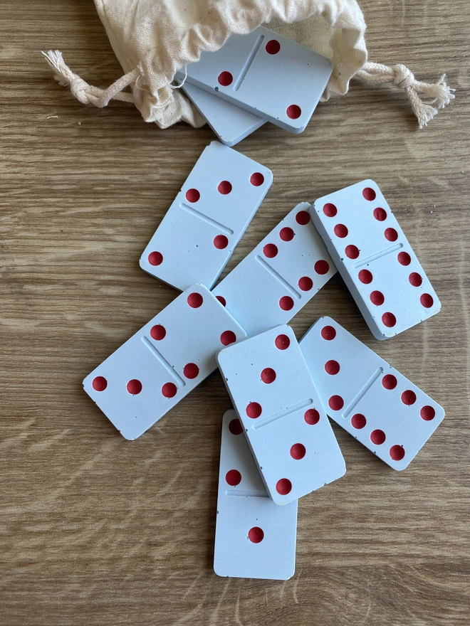Blue & Red dominoes