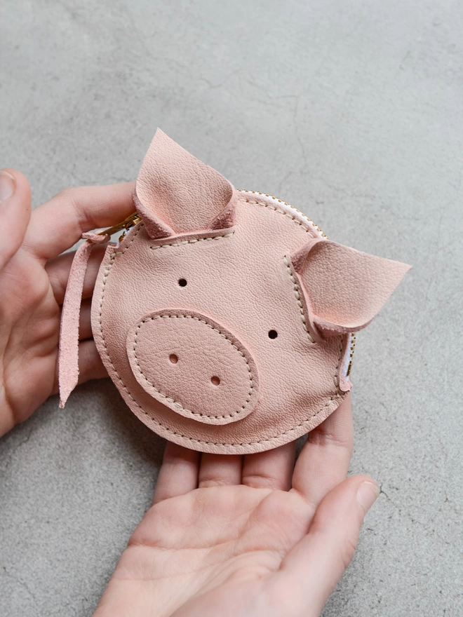 Pig Leather Coin Purse