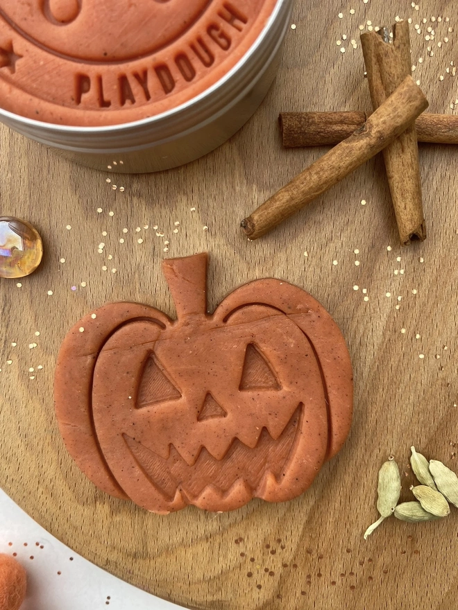 Pumpkin Spice Play Dough